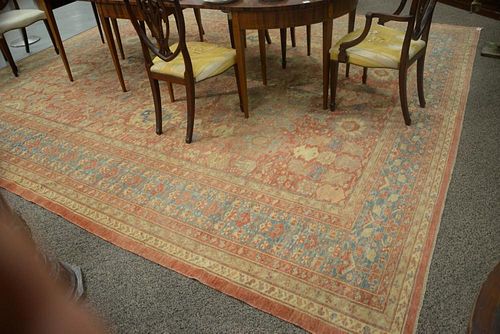 Turkish Sultanbad Oriental room size carpet. 
12'2" x 13'9"