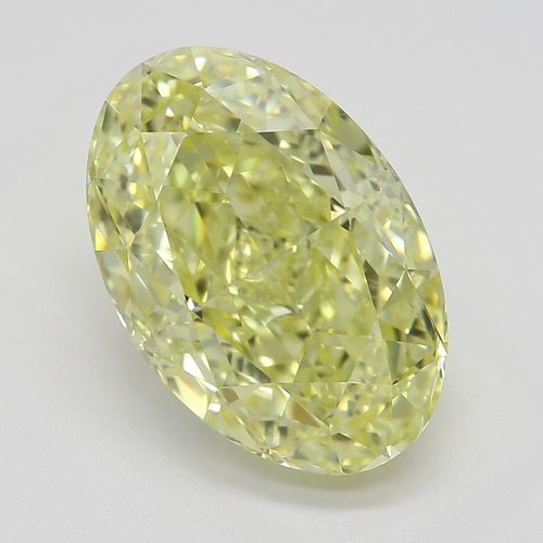4.06 ct, Natural Fancy Intense Yellow Even Color, VVS1, Oval cut Diamond (GIA Graded), Appraised Value: $364,500 