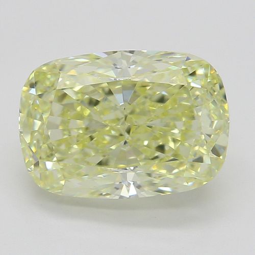 2.03 ct, Natural Fancy Light Yellow Even Color, VVS2, Cushion cut Diamond (GIA Graded), Appraised Value: $33,000 