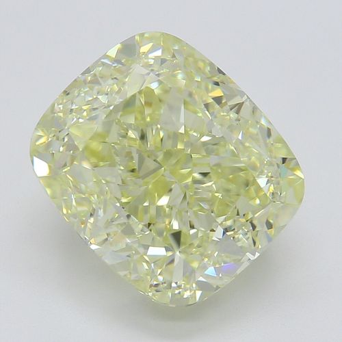 4.00 ct, Natural Fancy Light Yellow Even Color, IF, Cushion cut Diamond (GIA Graded), Appraised Value: $105,000 
