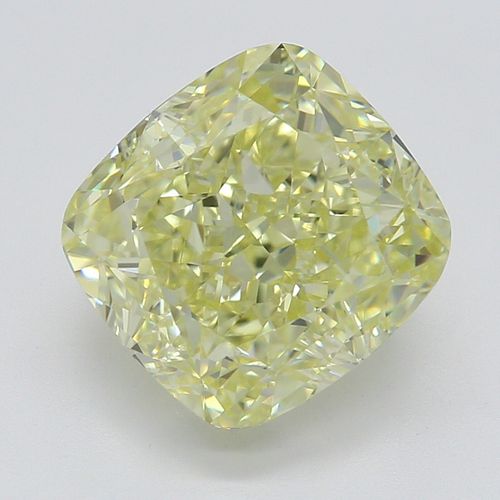 2.54 ct, Natural Fancy Yellow Even Color, IF, Cushion cut Diamond (GIA Graded), Appraised Value: $66,000 