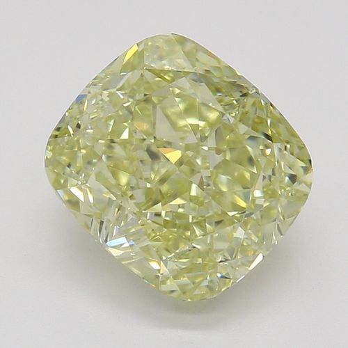 2.03 ct, Natural Fancy Greenish Yellow Even Color, VS1, Cushion cut Diamond (GIA Graded), Appraised Value: $48,700 