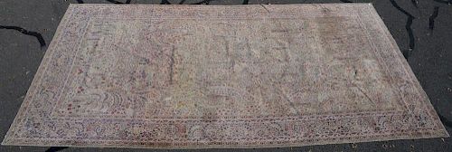 Kirman Oriental carpet. 
9'9" x 18'
