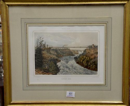 After Augustus Kollner (1813-1900)  set of six hand colored lithographs  Drawn from Nature by Augustus Kollner "From Views of