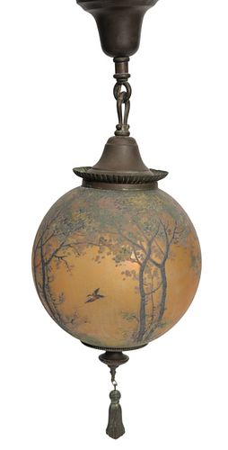 Handel Globe Shade Hanging Lamp