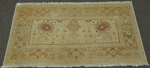 Oushak Oriental area rug.  4'6" x 9'3"