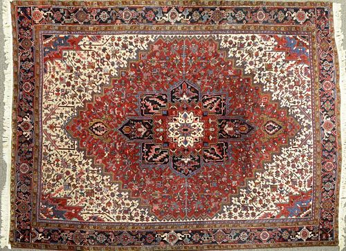 Heriz Oriental carpet. 
11' x 12'6"