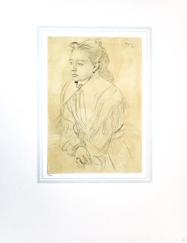 Edgar Degas (After) - Portrait de Mademoiselle Helene