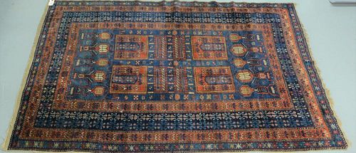 Shirvan Family Oriental rug, circa 1900.  4'2" x 6'3"