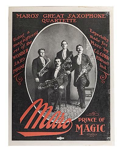 MARO (WALTER TRUMAN BEST). Maro’s Great Saxophone Quartette. Maro Prince of Magic.