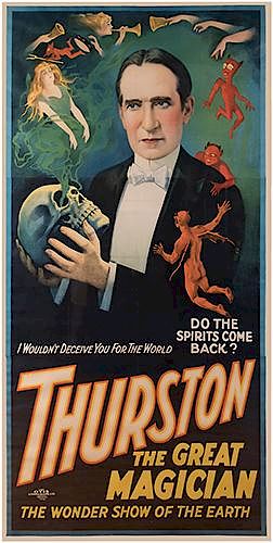THURSTON, HOWARD. Do the Spirits Come Back? Thurston the Great Magician.