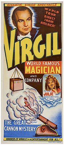 VIRGIL (VIRGIL HARRIS MULKEY). Virgil World Famous Magician.