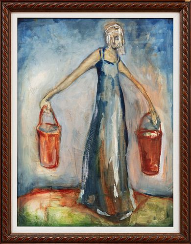 NATASHA TUROVSKY, The Milk Maiden, oil on canvas