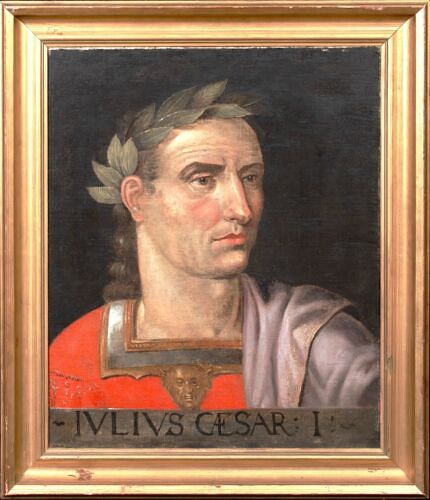 PORTRAIT OF JULIUS CAESAR OIL PAINTING