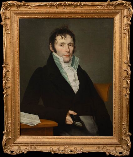  PORTRAIT OF FREDERIC COLLIN OIL PAINTING
