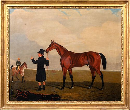  HORSE PORTRAIT "ARCHIBALD" OIL PAINTING