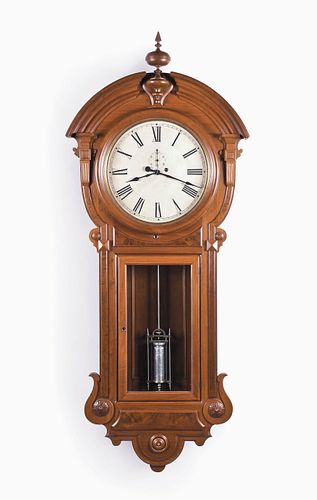 United States Clock Co. rare hanging jeweler's regulator