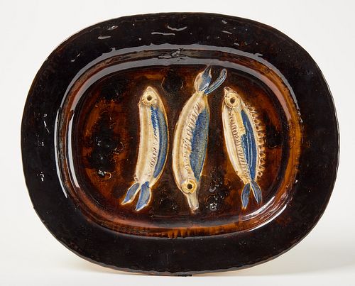 Picasso Trois Sardines Ceramic Plate