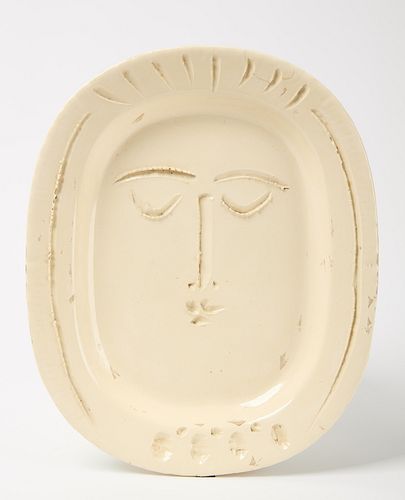 Picasso Visage De Femme Ceramic Plate