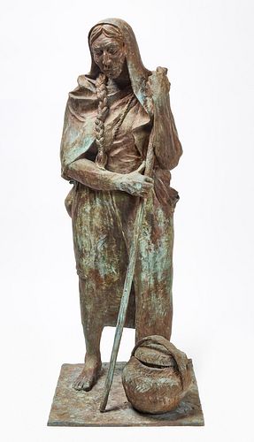 Russel Bowers - Native American Bronze Sculpture