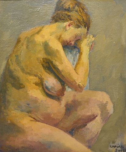 Raphael Soyer - Nude Portrait
