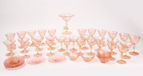 Antique Venetian Glass Group