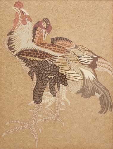 Needlework Roosters