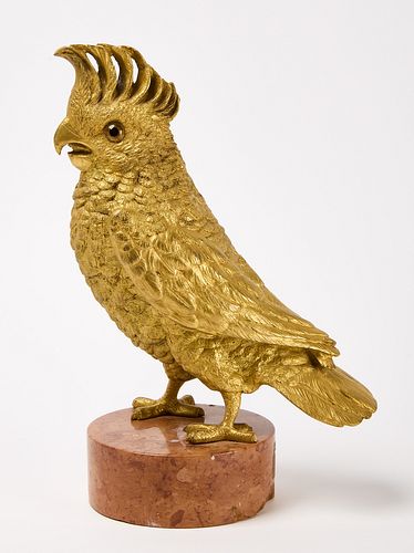 Fire Gilded Bronze Cockatoo