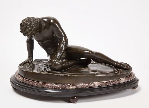 Bronze Figure on Pedestal