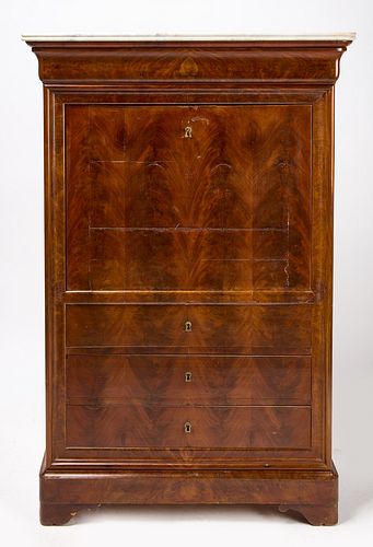 Secretary Desk with Marble Top