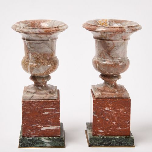 Two Marble Vases