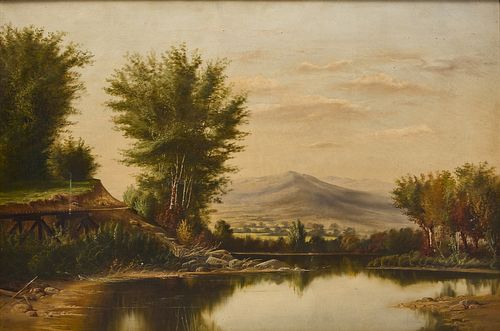 H.W. Shaylor - Landscape with Lake