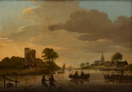 River Scene Painting