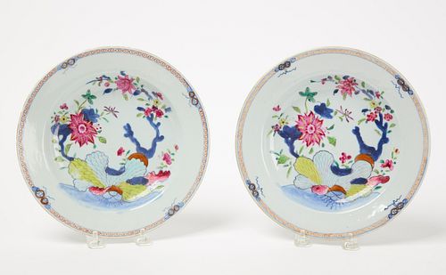 Pair of Antique Chinese Plates