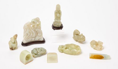 Ten Pieces of Old Chinese Jade