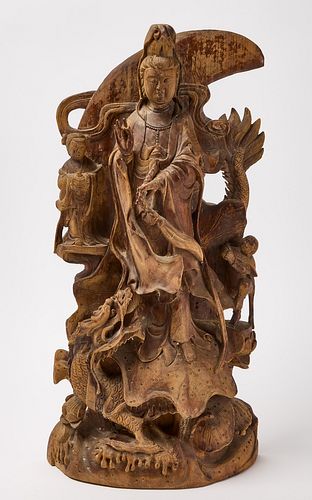Guan Yin Carved Figure