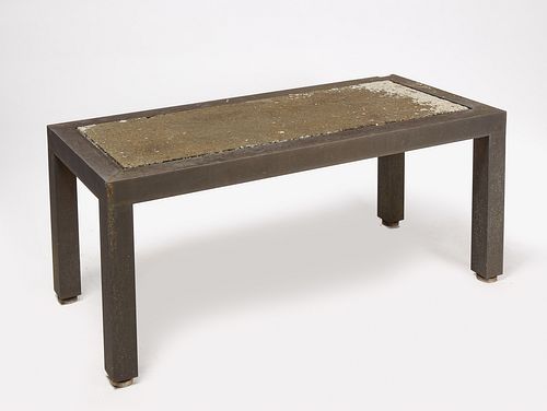 Metal and Stone Table