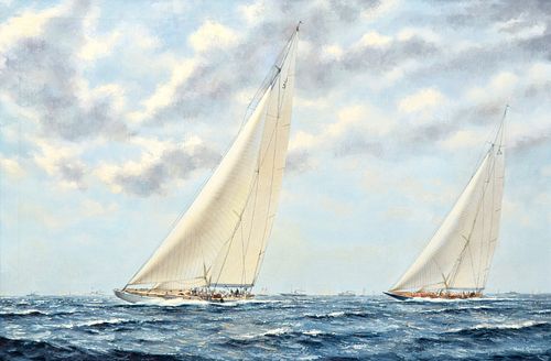 Mark Greene Painting, Yacht Race