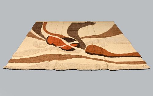 Massive Vintage Tapestry / Rug, Signed R.H., 182"W