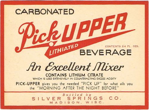 1950 Pick Upper Soda Madison Wisconsin 24oz Label 