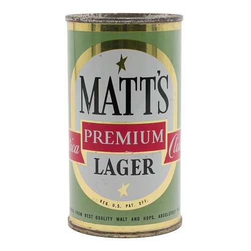 Matt's Premium Lager Flat Top