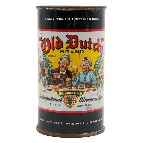 Old Dutch Brand Flat Top Beer Can