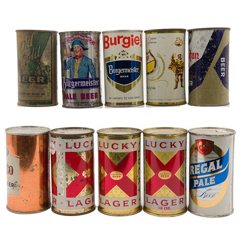 (lot of 11) Beer Cans, mostly San Francisco Bay Area Breweries