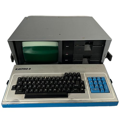 Kaypro II Computer And Keyboard