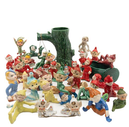 Group of elfin figurines