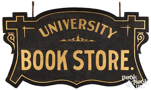 Painted University Bookstore sign, early/mid 20th