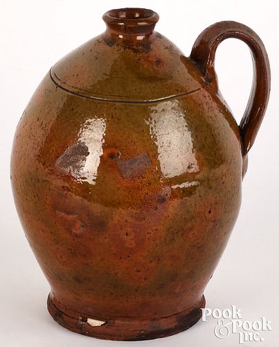 Small Pennsylvania ovoid jug, 19th c.
