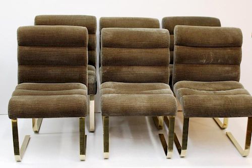 6 Pace Mid-Century Modern "Lugano" Dining Chairs