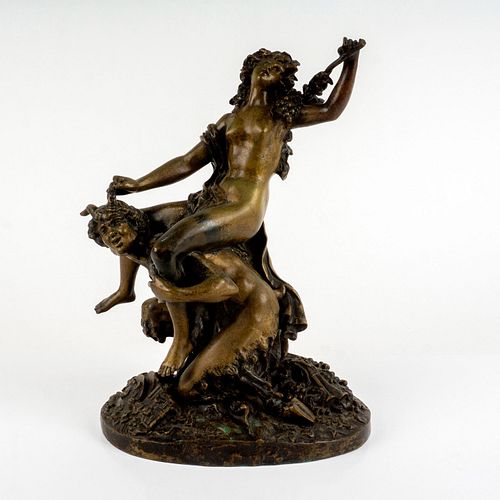 After Clodion (French, 1738-1814) Antique Bronze Sculpture