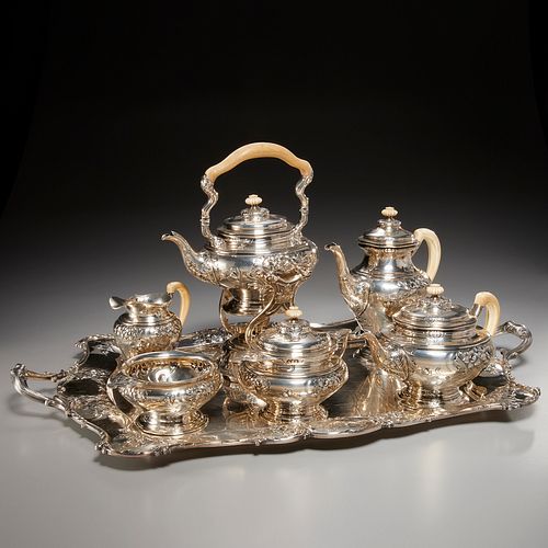 Gorham "Athenic" sterling coffee and tea service
